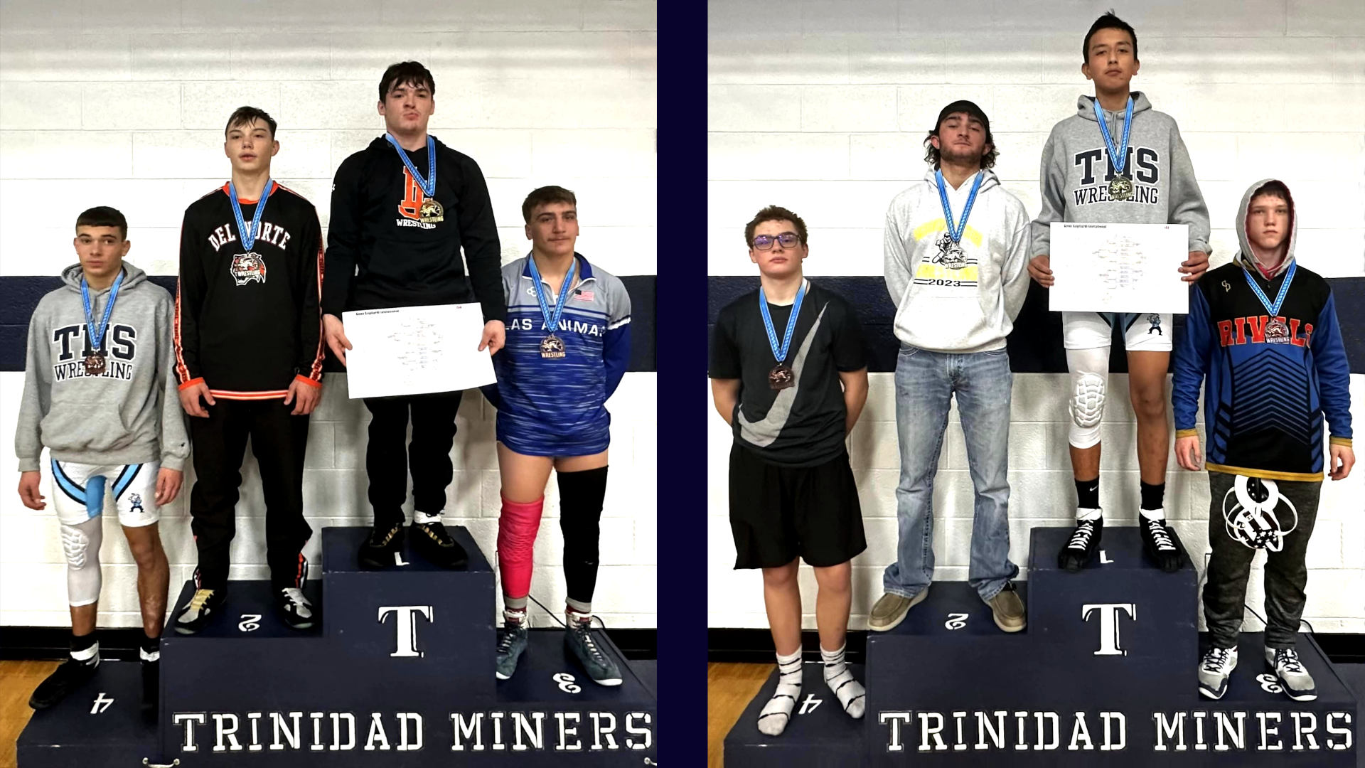 Miner Wrestlers place high at the Gene Gagliardi IT